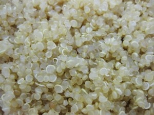 Kogte quinoa frø